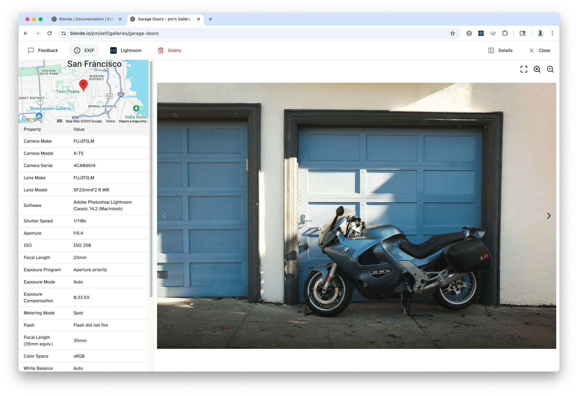 EXIF Display