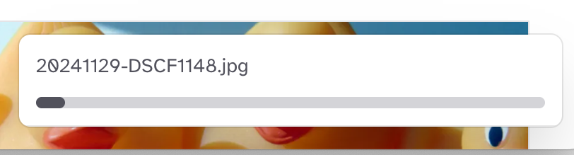 Uploading Progress